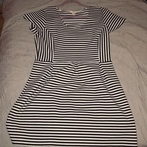 Simple Cute Striped J Crew Dress